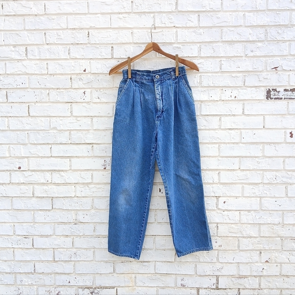 Vintage Wrangler Pleated Jeans Size 25
